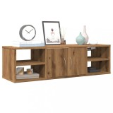 Gossi dulap de perete, stejar artizanal, 102x30x29 cm, lemn prelucrat