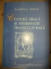 Cultura Orala si Informatie Transculturala - Sabina Ispas, Editura Academiei Romane, Folclor, 2003