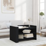 Gossi masuta de cafea, negru, 80x50x50 cm, lemn prelucrat