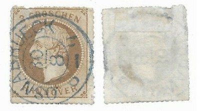 Germany Hannover 1864 Definitives 3 Gr Mi.25y used AM.578 foto