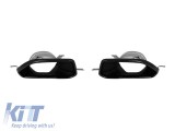 Set de terminatii de evacuare tuning potrivite pentru BMW Seria 3 G20, G21 dupa 2022, lac negru, pentru modelele cu difuzor M Performance AutoTuning