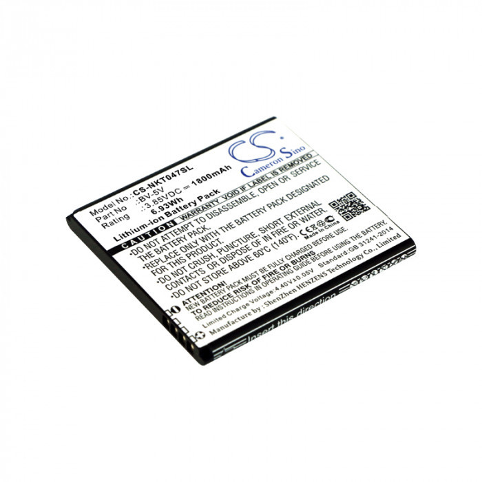 Acumulator pentru Nokia 1 TA-1047 ca BV-5V, 2150mAh