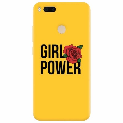 Husa silicon pentru Xiaomi Mi A1, Girl Power foto