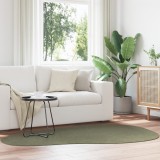 vidaXL Covoare Verde Pădure L&acirc;nă 140 x 200 cm Covoare de zonă