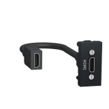 Priza conector HDMI 1M Schneider Noua Unica antracit NU343054