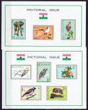 DB1 Ghana 1964 Fauna Africana Flora Pasari 2 x SS MNH, Nestampilat