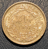 Moneda 1/2 Francs Elvetia - 1997, Europa