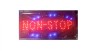 Reclama LED NON-STOP, 50x25cm, Animatie Luminoasa, Interior, 230V, Panou Luminos Dinamic, Prindere Fereastra, Rosu/Albastru