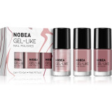 NOBEA Day-to-Day Coffee Time Set set de lacuri de unghii Pink Petals