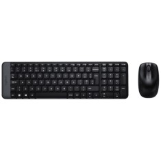 Kit wireless tastatura, Mouse Logitech MK220, Negru foto