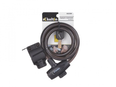 Antifurt bicicleta cu cheie, 12 x 1200 mm, Keltin K02304 foto
