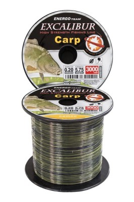 FIR EXCALIBUR CARP CAMOU 3000M 0,25MM foto