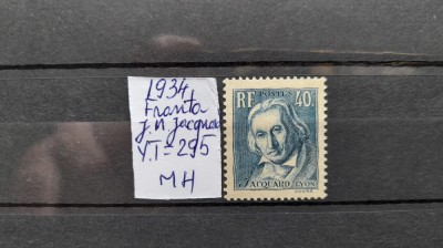 1934-Franta- YT295-c.set -MH foto