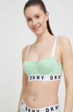 Dkny culoarea verde, neted