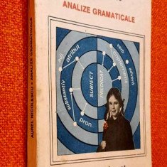 Analize gramaticale - Aurel Nicolescu * Editia a IV-a 1990