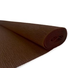 Hartie creponata solida,50x200 cm,maro