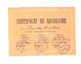 Certificat de absolvire ARLUS cursurile populare de limba rusa 1952-1955