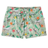 Pantaloni scurți de copii cu șnur, kaki, 128