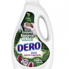 Detergent lichid Dero 2in1 Cedru Verde, 40 spalari, 2L