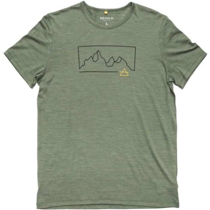 Tricou DEVOLD Active Outline Tee Man forest M
