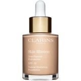 Cumpara ieftin Clarins Skin Illusion Natural Hydrating Foundation makeup radiant cu hidratare SPF 15 culoare 102.5C Porcelain 30 ml