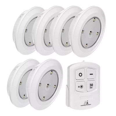 Set 6 lampi LED cu telecomanda MCE0165 foto