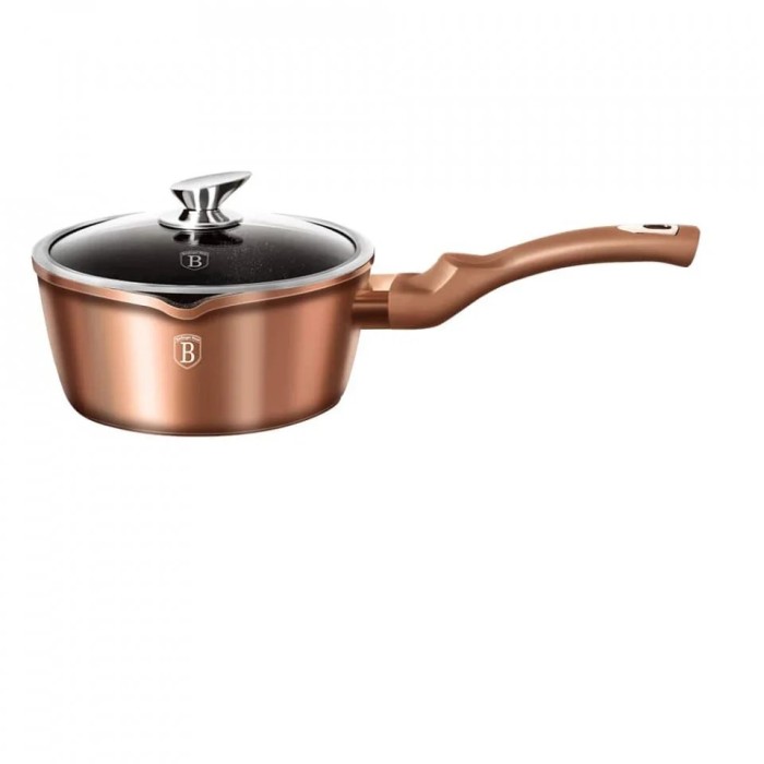 Cratita cu capac 16 CM Berlinger Haus &ndash; Colectia Rose Gold
