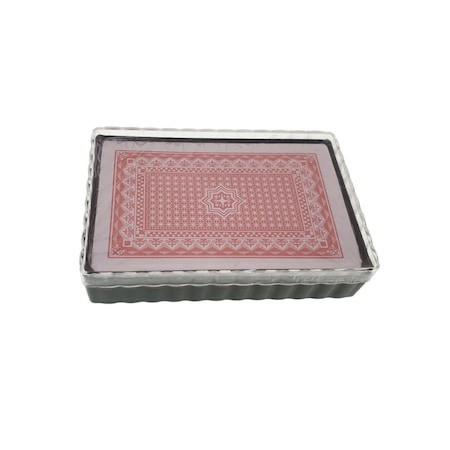 Carti de joc,din plastic,54 bucati in cutie de depozitare 8.7x5.7 cm