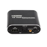 Convertor HDMI la HDMI ARC SPDIF Jack, Active, Adaptor PC/Laptop/TV de la HDMI la sunet Digital HDMI ARC / SPDIF Toslink si analog Jack