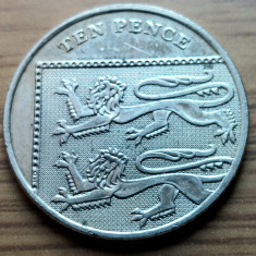 Moneda Anglia Ten Pence 2009