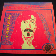 Frank Zappa - Live In Europa _ vinyl,LP _ Electrecord ( 1991, Romania)