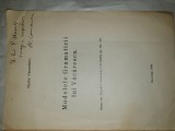 MODELELE GRAMATICII LUI VACARESCU DE NESTOR CAMARIANO,BUCURESTI, 1936