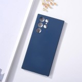Cumpara ieftin Husa Samsung S22 Ultra 5G s908 Silicon Matte Dark Blue