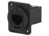 Conector Adaptor 6p4c RJ11 Soclu