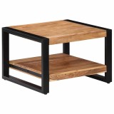 Cumpara ieftin Masuta de cafea, 60 x 60 x 40 cm, lemn masiv de acacia
