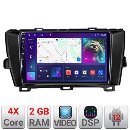 Navigatie Toyota Prius 2009-2014 A-TY39 2+32 GB Android Waze USB Navigatie Internet Youtube Radio CarStore Technology