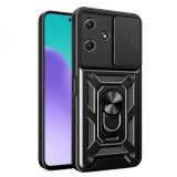 Husa pentru Xiaomi Redmi 12 5G, Techsuit, CamShield, Neagra