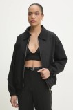 Answear Lab geaca culoarea negru, de tranzitie