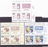 EFIRO 2019,SERII 3, + VINIETA IN BLOC DE 4,MNH,2011,Lp.2254b,ROMANIA., Sanatate, Nestampilat