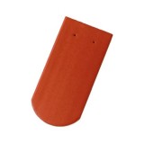 Tiglele ceramice Tondach Solzi cu taietura semicirculara rosu