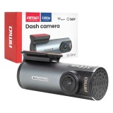 Camera auto DVR AMiO Dash Camera 1K Wlan cu WiFi 2.4 GHz, Full HD 1080P, suport microSD 128 GB, USB-C, 12-24V DC, mod noapte