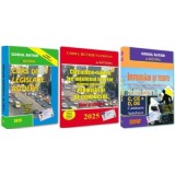 Pachet 2025. Intrebari, teste si legislatie pentru obtinerea permisului de conducere auto. Categoriile C, CE + D, DE
