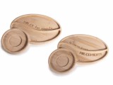 Cumpara ieftin Set 2 platouri servire lemn cm 28 x 22 H