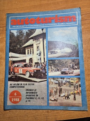 revista autoturism iunie 1988 foto