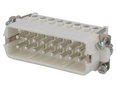Conector HDC Inserturi Contact Tată 16 PIN PE foto