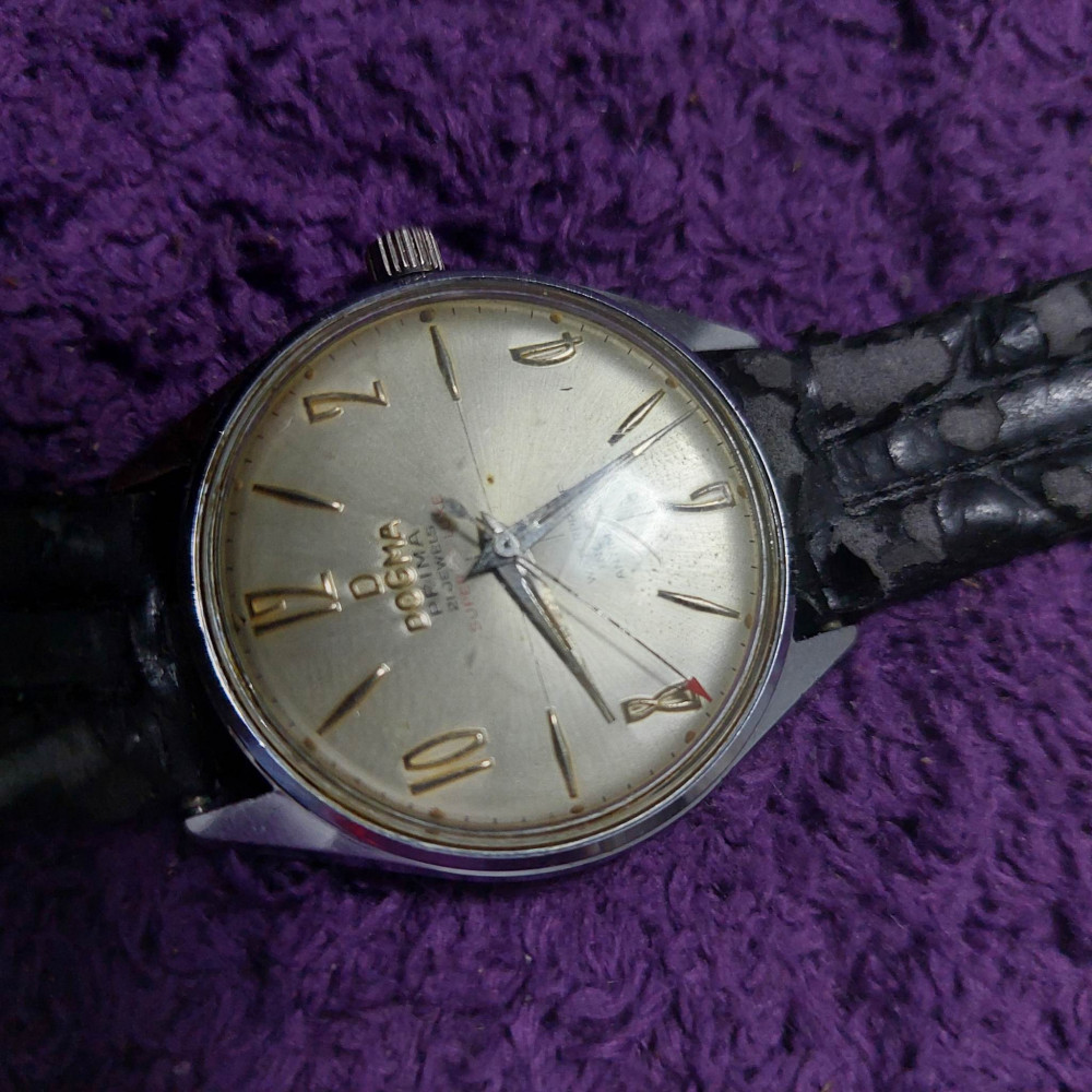 Ceas vechi de colectie DOGMA Prima,Incabloc 21 jewels,super de  luxe,antimagnetic | Okazii.ro
