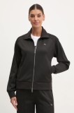 Puma bluza femei, culoarea negru, neted, 629937
