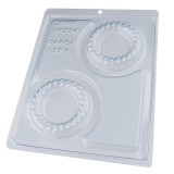 Cumpara ieftin Forma pentru ciocolata BWB 10234, 18.5 x 24 cm, plastic, silicon, transparent