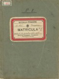 CM6831N Matricula școlară, Școala primară de stat Dragșina, județul Timiș-Torontal, pe anul școlar 1930-1931