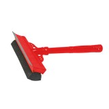 Cumpara ieftin Racleta din cauciuc si burete pentru curatat geamul, rosu, MR723, 21 cm